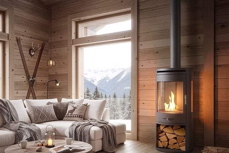 S7 Bio Ethanol Stove Extra Tall Stove Pipe ALS
