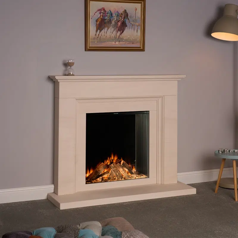 Abingdon complete in Portuguese Limestone 800 x 800